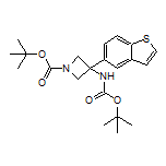 3-[Benzo[b]thiophen-5-yl]-N,1-di-Boc-3-aminoazetidine