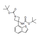 3-(Benzo[b]thiophen-7-yl)-N,1-di-Boc-3-aminoazetidine