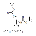 N,1-Di-Boc-3-amino-3-(3-ethoxy-5-fluorophenyl)azetidine