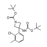 N,1-Di-Boc-3-amino-3-(2-chloro-3-methylphenyl)azetidine