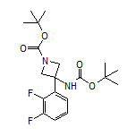 N,1-Di-Boc-3-amino-3-(2,3-difluorophenyl)azetidine