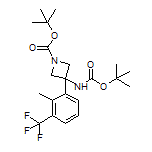 N,1-Di-Boc-3-amino-3-[2-methyl-3-(trifluoromethyl)phenyl]azetidine