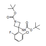 N,1-Di-Boc-3-amino-3-(2-chloro-6-fluorophenyl)azetidine