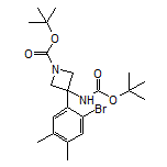 3-(2-Bromo-4,5-dimethylphenyl)-N,1-di-Boc-3-aminoazetidine