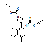 N,1-Di-Boc-3-amino-3-(4-methyl-1-naphthyl)azetidine