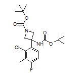 N,1-Di-Boc-3-amino-3-(2-chloro-4-fluoro-3-methylphenyl)azetidine