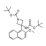 N,1-Di-Boc-3-amino-3-(2-methoxy-1-naphthyl)azetidine