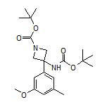 N,1-Di-Boc-3-amino-3-(3-methoxy-5-methylphenyl)azetidine