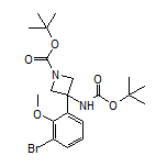 3-(3-Bromo-2-methoxyphenyl)-N,1-di-Boc-3-aminoazetidine