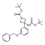 3-[3-(Benzyloxy)phenyl]-N,1-di-Boc-3-aminoazetidine