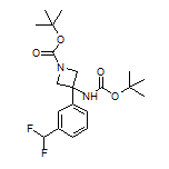 N,1-Di-Boc-3-amino-3-[3-(difluoromethyl)phenyl]azetidine