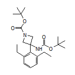 N,1-Di-Boc-3-amino-3-(2,6-diethylphenyl)azetidine