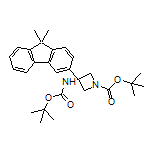 N,1-Di-Boc-3-amino-3-(9,9-dimethyl-9H-fluoren-3-yl)azetidine