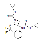 N,1-Di-Boc-3-amino-3-[2-(trifluoromethyl)phenyl]azetidine