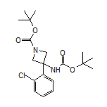 N,1-Di-Boc-3-amino-3-(2-chlorophenyl)azetidine