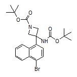 3-(4-Bromo-1-naphthyl)-N,1-di-Boc-3-aminoazetidine