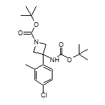 N,1-Di-Boc-3-amino-3-(4-chloro-2-methylphenyl)azetidine