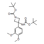 N,1-Di-Boc-3-amino-3-(3,4-dimethoxyphenyl)azetidine