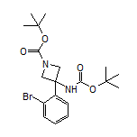 3-(2-Bromophenyl)-N,1-di-Boc-3-aminoazetidine