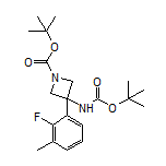 N,1-Di-Boc-3-amino-3-(2-fluoro-3-methylphenyl)azetidine