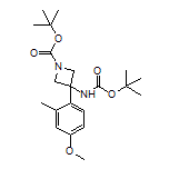 N,1-Di-Boc-3-amino-3-(4-methoxy-2-methylphenyl)azetidine