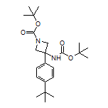 N,1-Di-Boc-3-amino-3-[4-(tert-butyl)phenyl]azetidine