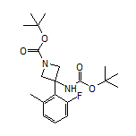 N,1-Di-Boc-3-amino-3-(2-fluoro-6-methylphenyl)azetidine