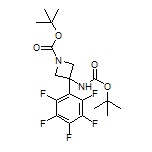 N,1-Di-Boc-3-amino-3-(perfluorophenyl)azetidine