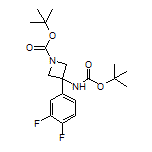 N,1-Di-Boc-3-amino-3-(3,4-difluorophenyl)azetidine