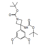 N,1-Di-Boc-3-amino-3-(3,5-dimethoxyphenyl)azetidine