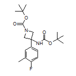 N,1-Di-Boc-3-amino-3-(4-fluoro-3-methylphenyl)azetidine