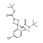 N,1-Di-Boc-3-amino-3-(5-chloro-2-methoxyphenyl)azetidine