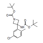 N,1-Di-Boc-3-amino-3-(5-chloro-2-methylphenyl)azetidine