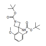 N,1-Di-Boc-3-amino-3-(2-fluoro-6-methoxyphenyl)azetidine