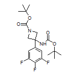 N,1-Di-Boc-3-amino-3-(3,4,5-trifluorophenyl)azetidine