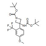 N,1-Di-Boc-3-amino-3-[4-methoxy-2-(trifluoromethyl)phenyl]azetidine