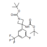 N,1-Di-Boc-3-amino-3-[3-fluoro-5-(trifluoromethyl)phenyl]azetidine