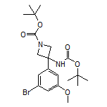 3-(3-Bromo-5-methoxyphenyl)-N,1-di-Boc-3-aminoazetidine