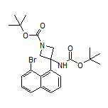 3-(8-Bromo-1-naphthyl)-N,1-di-Boc-3-aminoazetidine