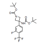 N,1-Di-Boc-3-amino-3-[3-fluoro-4-(trifluoromethyl)phenyl]azetidine