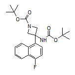 N,1-Di-Boc-3-amino-3-(4-fluoro-1-naphthyl)azetidine