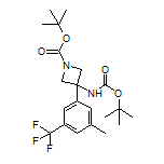 N,1-Di-Boc-3-amino-3-[3-methyl-5-(trifluoromethyl)phenyl]azetidine