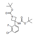 N,1-Di-Boc-3-amino-3-(3-chloro-2-fluorophenyl)azetidine