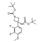 N,1-Di-Boc-3-amino-3-(2,3-difluoro-4-methoxyphenyl)azetidine