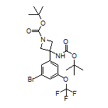 3-[3-Bromo-5-(trifluoromethoxy)phenyl]-N,1-di-Boc-3-aminoazetidine