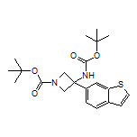 3-(6-Benzothienyl)-N,1-di-Boc-3-aminoazetidine