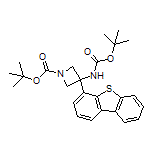 N,1-Di-Boc-3-amino-3-(dibenzo[b,d]thiophen-4-yl)azetidine