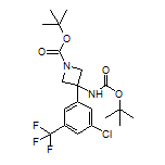 N,1-Di-Boc-3-amino-3-[3-chloro-5-(trifluoromethyl)phenyl]azetidine