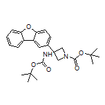 N,1-Di-Boc-3-amino-3-(dibenzo[b,d]furan-2-yl)azetidine