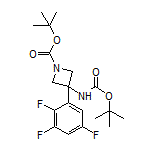 N,1-Di-Boc-3-amino-3-(2,3,5-trifluorophenyl)azetidine